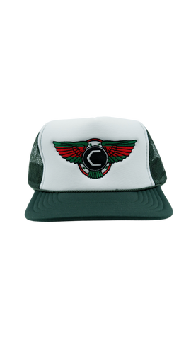 Cannon x Collectve Trucker Hat Green | The Collectve