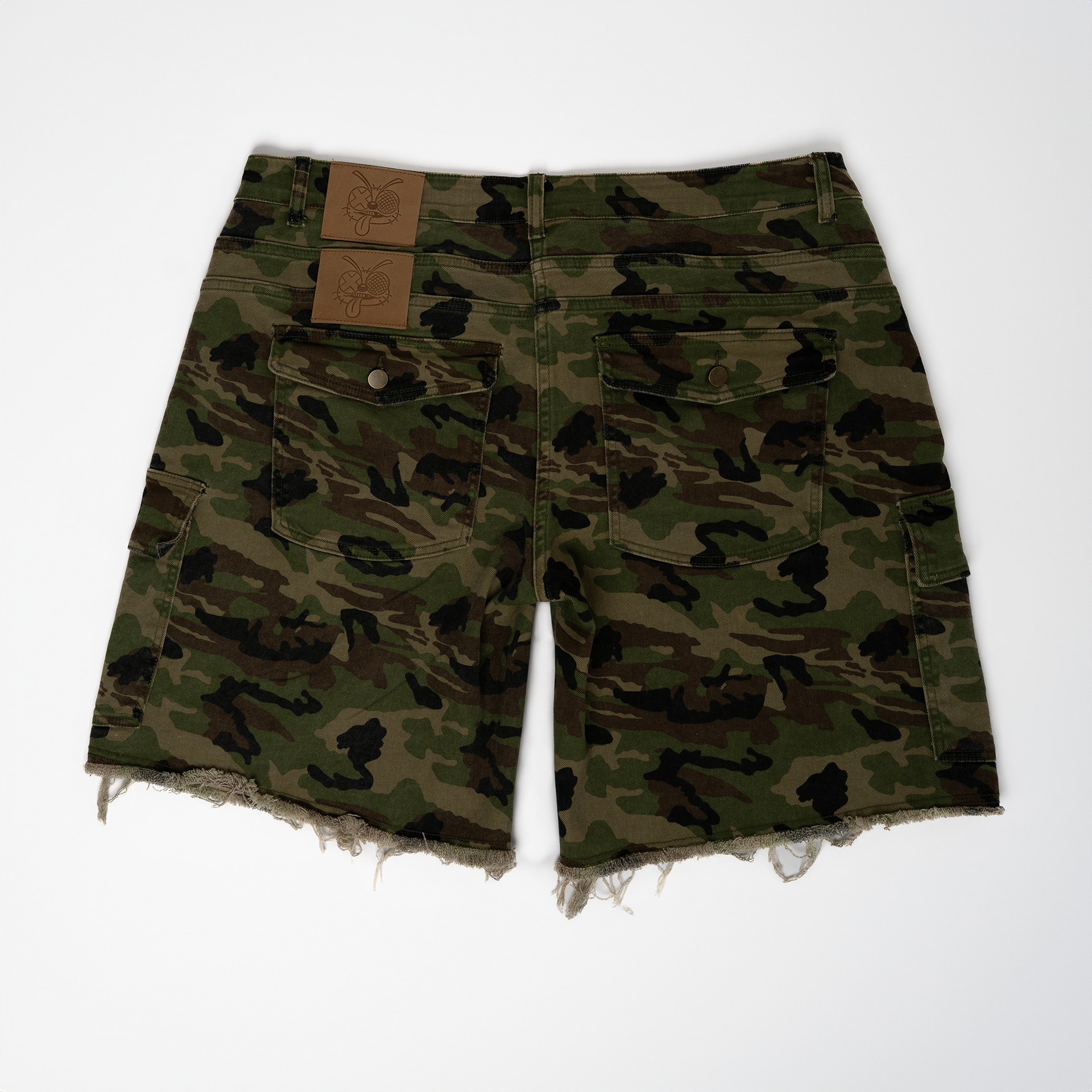 Double Layer Camo Shorts
