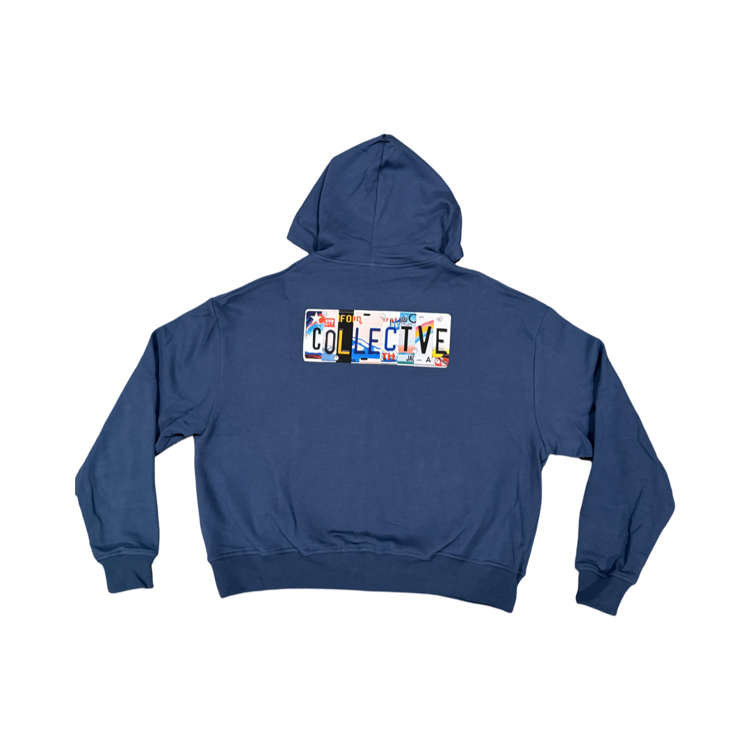 License Plate Zip Up Hoodie