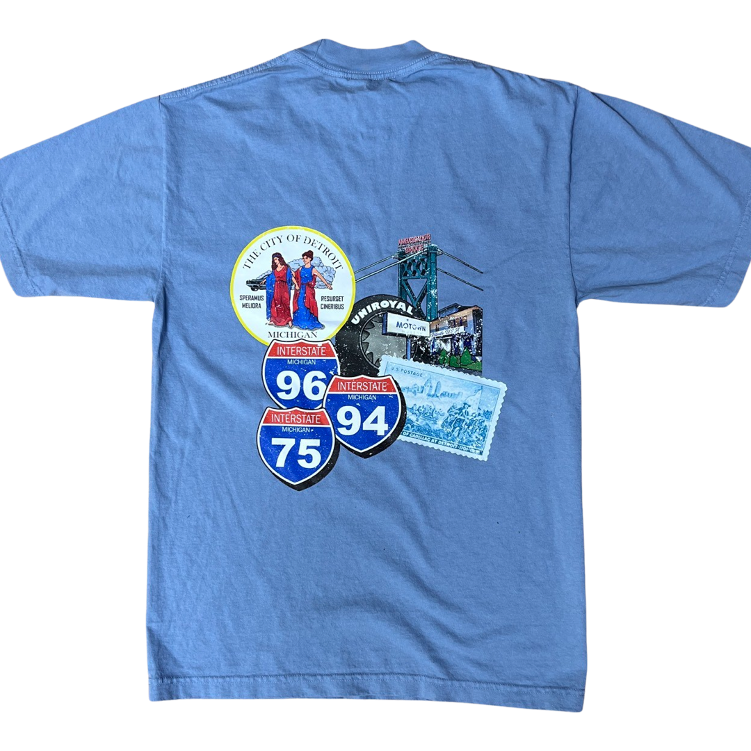 Landmark Tee - Clear Blue