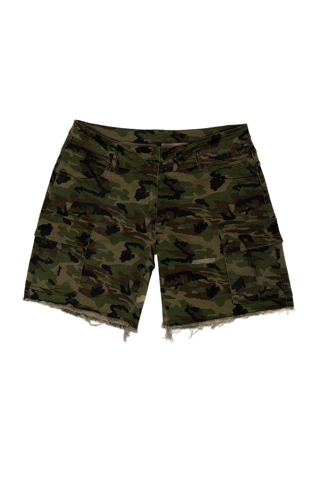 Double Layer Camo Shorts