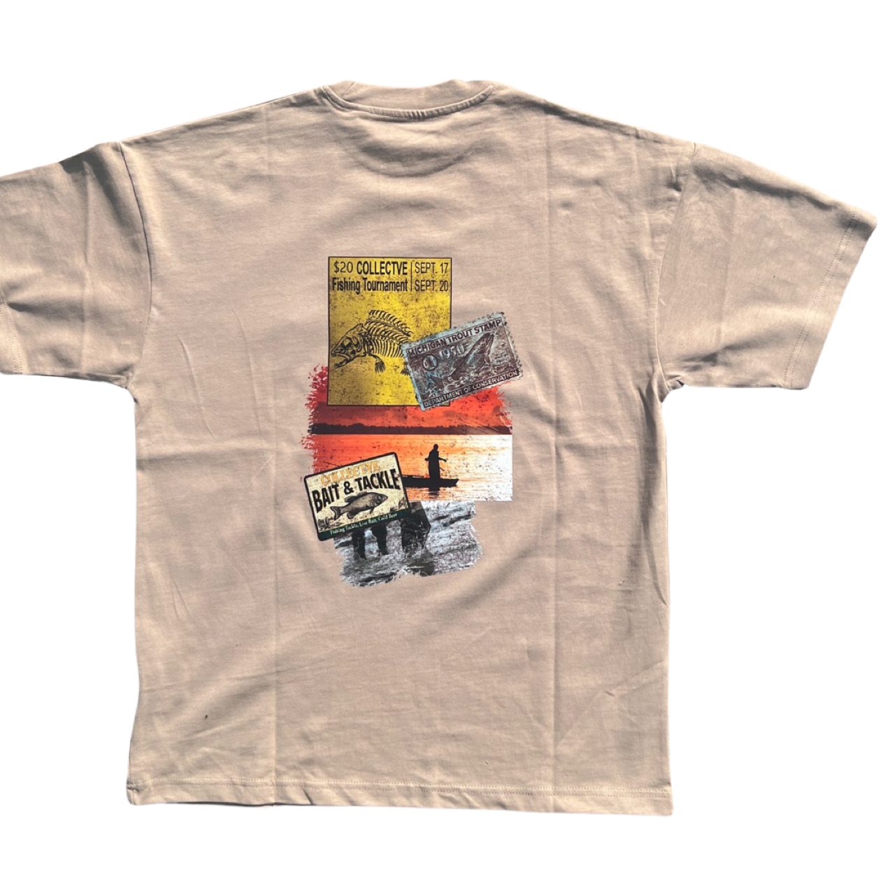 Collectve Fishing Co. Tee Khaki