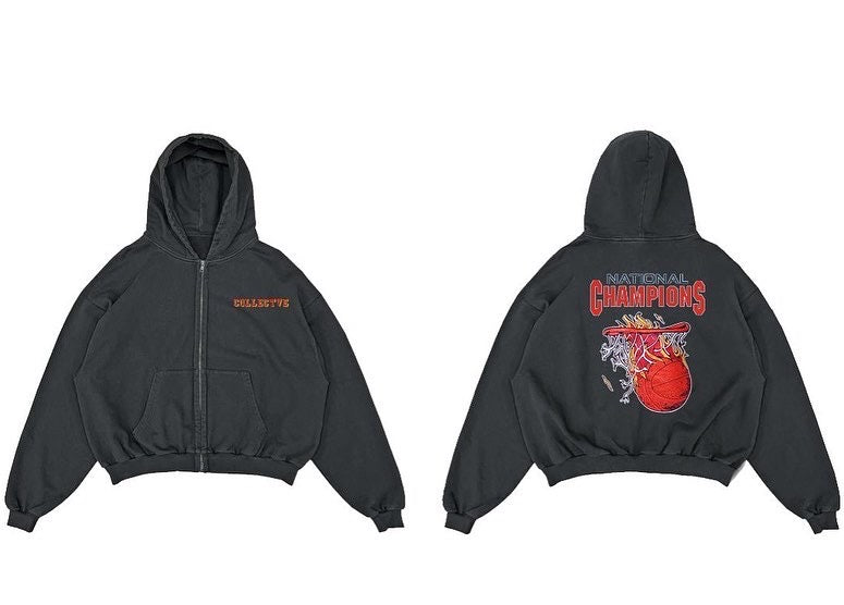National Champ Vintage Black Hoodie