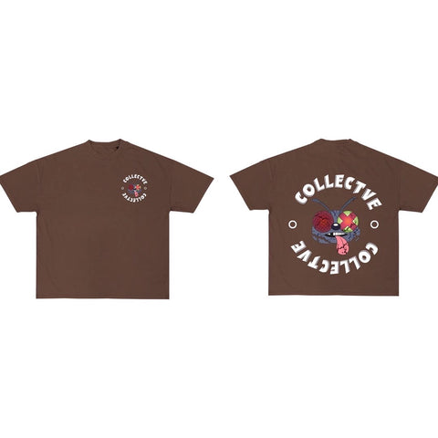 Cracked Fly Tee - Brown