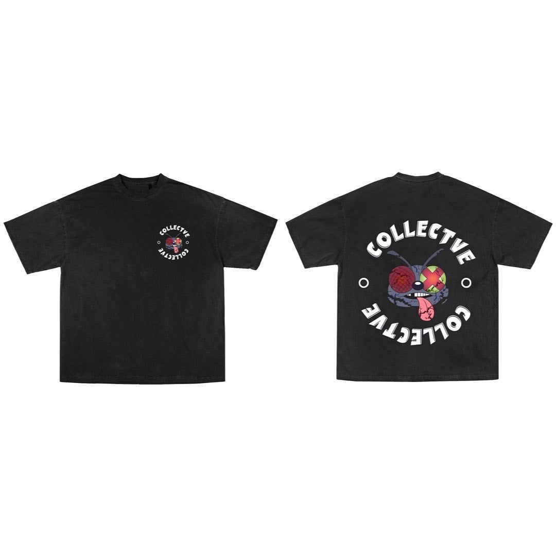 Cracked Fly Tee - Vintage Black