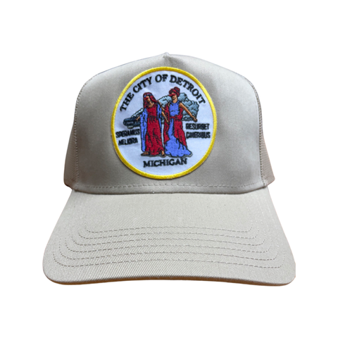 Spirit of the City Trucker Hat Tan
