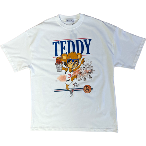 Big Head Teddy Tee - White