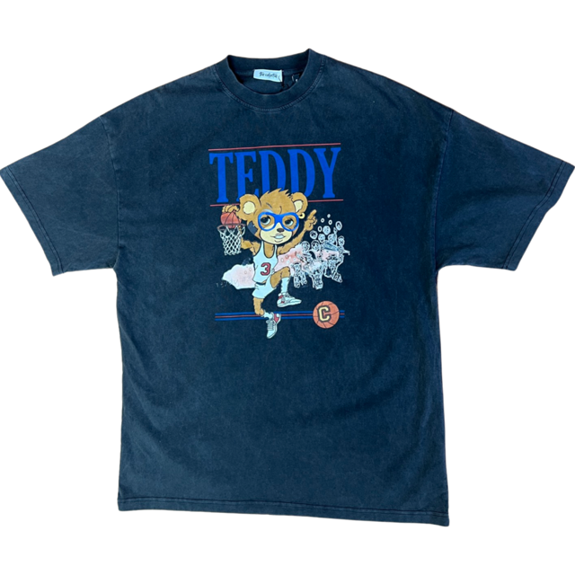 Big Head Teddy Tee - Vintage Black