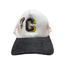 Corduroy Snapback White/Black