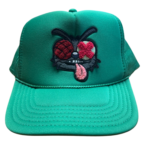Chenille Trucker Hat - Green