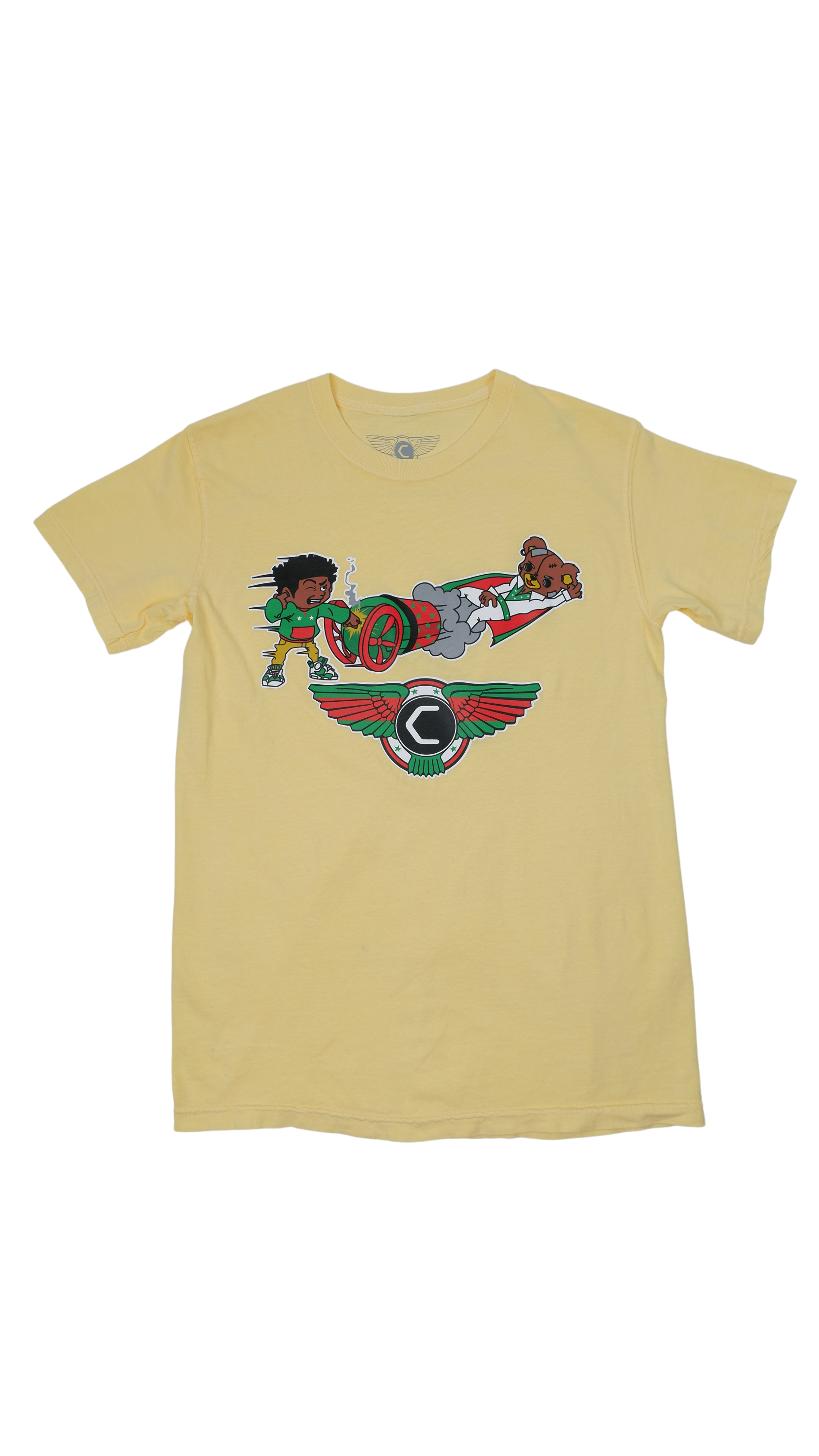 Legend of Rough Chuck & Teddy Knievel Tee - Butter | The Collectve