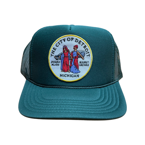 Spirit of the City Trucker Hat Green
