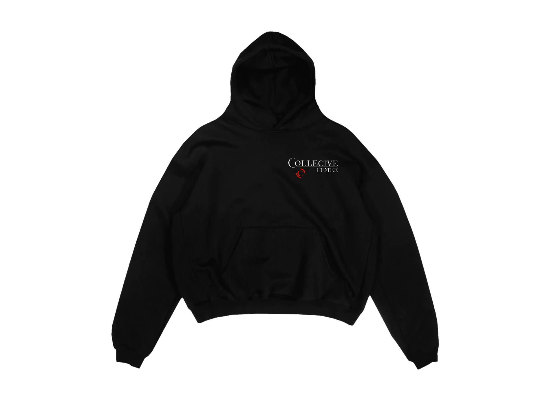 Collectve Center Hoodie Black