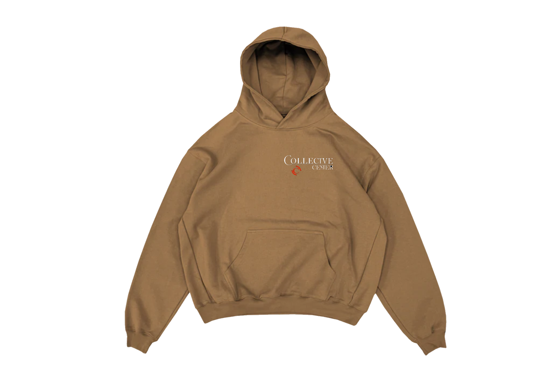 Collectve Center Hoodie Camel