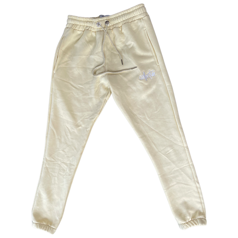 Cream Joggers