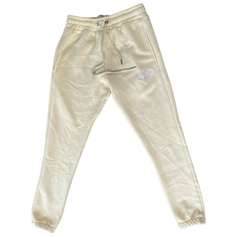 Cream Joggers