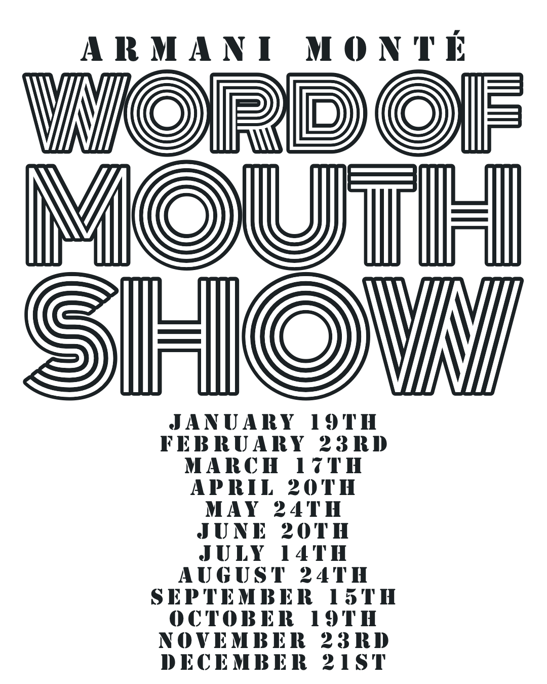 Word of Mouth Show Tee | The Collectve
