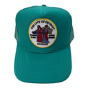Spirit of the City Trucker Hat Jade | The Collectve