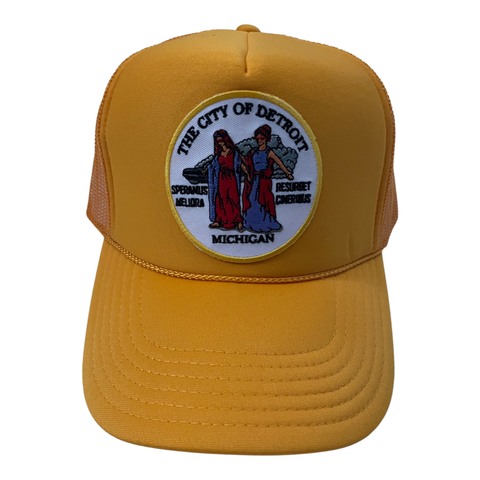 Spirit of the City Trucker Hat Gold | The Collectve