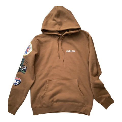 Old English Hoodie Camel | The Collectve