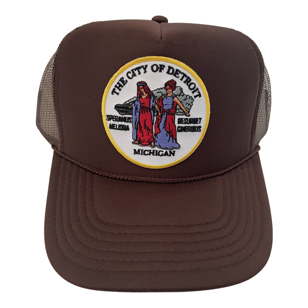 Spirit of the City Trucker Hat Brown | The Collectve
