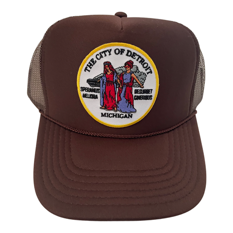 Spirit of the City Trucker Hat Brown | The Collectve