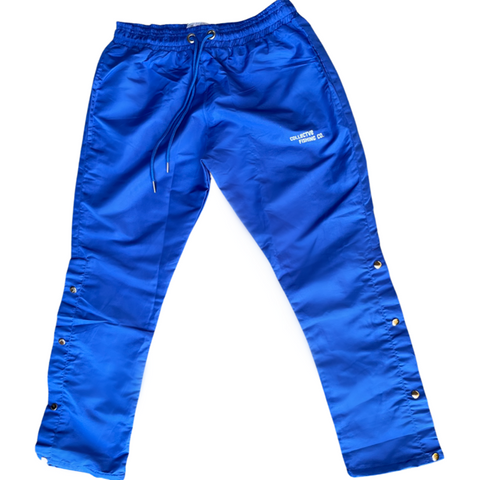 Collectve Snap Track Pants Royal Blue