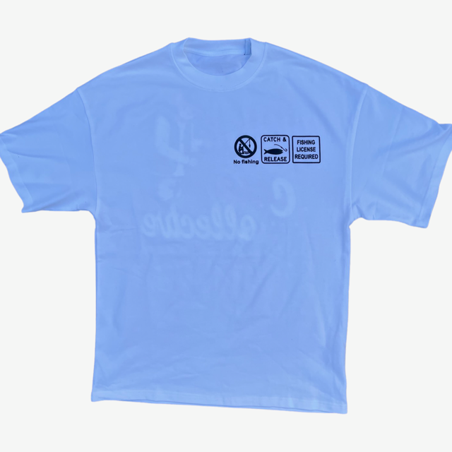 Let's Go Fishing Tee- White
